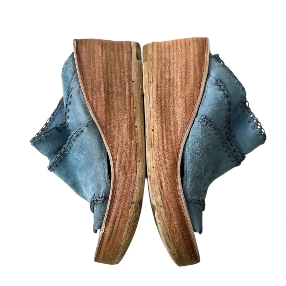 A.S. 98 Nelson Wedge Sandals - Picture 6 of 7